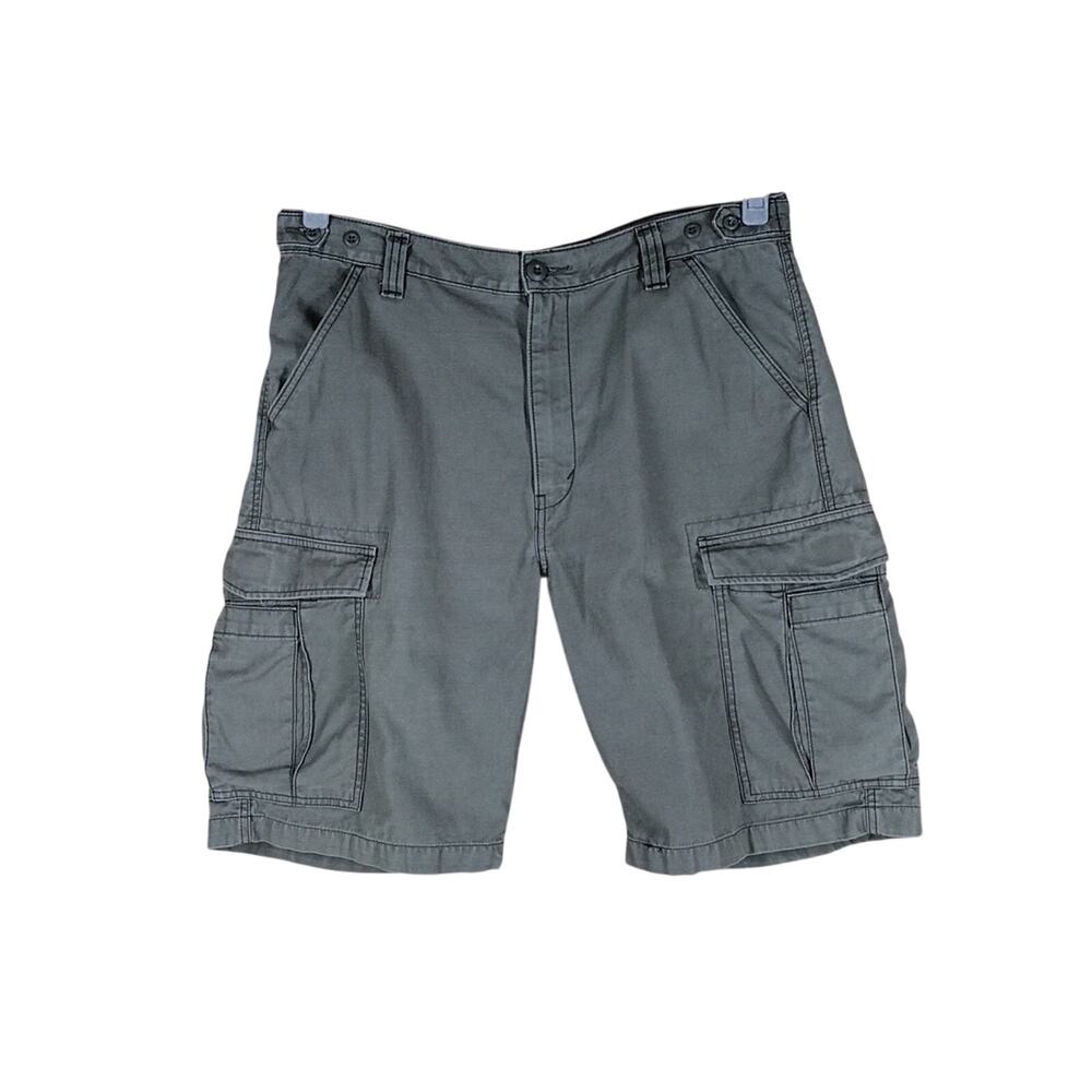 Levi's Green Grey Cargo Men's Slate Casual Summer Outdoor Cotton Denim Shorts